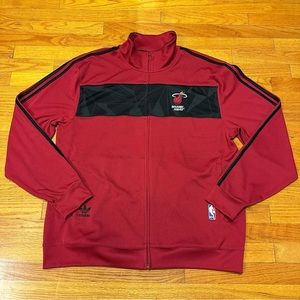 Adidas Originals Limited Edition Miami Heat NBA Track Jacket